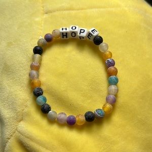 Hope headed bracelet